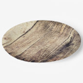 Assiettes En Carton Plaques à papier de Barnwood (Angle)