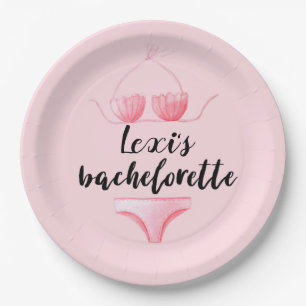 Assiettes En Carton Plaques à papier de bikini fait sur commande pour