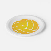 Assiettes En Carton Plaques à papier de boule de polo de l'eau (Angle)