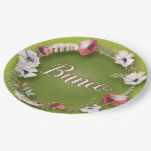 Assiettes En Carton Plaques à papier de Bunco Boho (Angle)