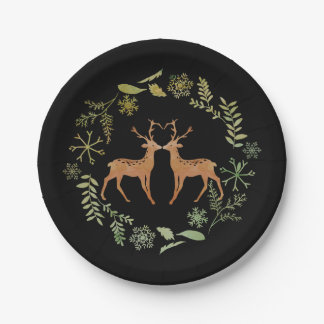 Assiettes En Carton Plaques à papier de cerfs communs pour aquarelle