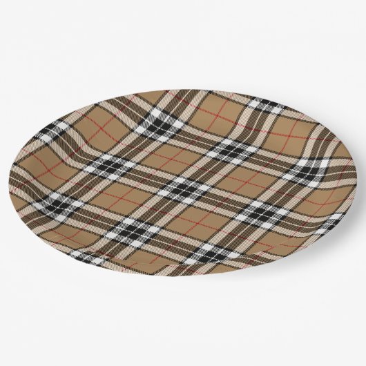 Assiettes En Carton Plaques à papier de chameau de Thomson (Angle)