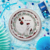 Assiettes En Carton Plaques à papier de chiot merveilleusement (Fête)