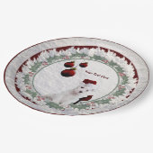 Assiettes En Carton Plaques à papier de chiot merveilleusement (Angle)