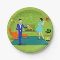 Plaques à papier de couples modernes de la moitié