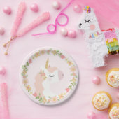 Assiettes En Carton Plaques à papier de fête d'anniversaire de licorne (Fête)