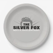 Assiettes En Carton Plaques à papier de fête d'anniversaire des hommes (Devant)