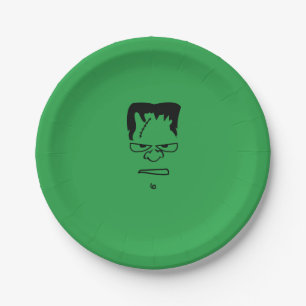 Assiettes En Carton Plaques à papier de Frankenstein