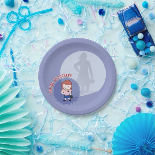 Assiettes En Carton Plaques à papier de futur missionnaire de LDS (Fête)