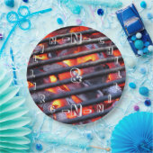 Assiettes En Carton Plaques à papier de Grillin et de Chillin (Fête)