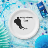 Assiettes En Carton Plaques à papier de "hockey" (Fête)