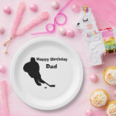 Assiettes En Carton Plaques à papier de "hockey" (Fête)