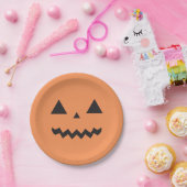 Assiettes En Carton Plaques à papier de Jack O'Lantern (Fête)