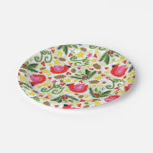 Assiettes En Carton Plaques à papier de joie de Noël (Angle)