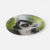 Assiettes En Carton Plaques à papier de lémur ! (Angle)