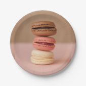Assiettes En Carton Plaques à papier de macarons/Macarons (Devant)