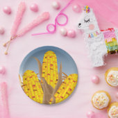 Assiettes En Carton Plaques à papier de maïs (Fête)