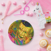 Assiettes En Carton plaques à papier de mardi gras (Fête)