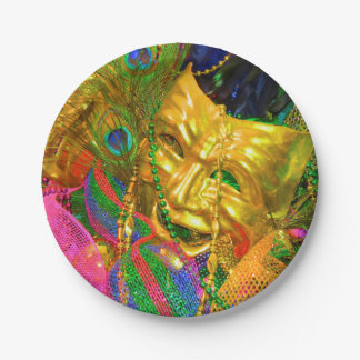 Assiettes En Carton plaques à papier de mardi gras
