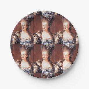 Assiettes En Carton Plaques à papier de Marie Antoinette de Français