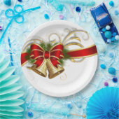Assiettes En Carton Plaques à papier de Noël d'hiver (Fête)