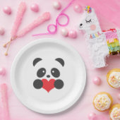 Assiettes En Carton Plaques à papier de panda (Fête)