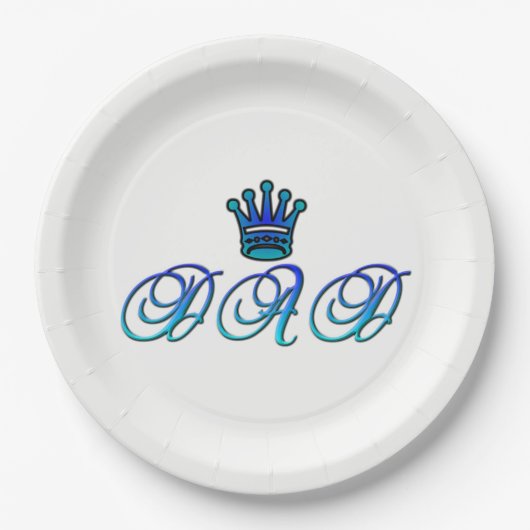 Assiettes En Carton Plaques à papier de PAPA 9" (Devant)