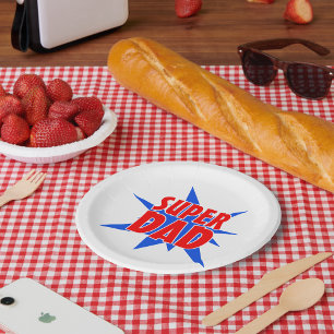 Assiettes En Carton Plaques à papier de papa de partie superbe de fê