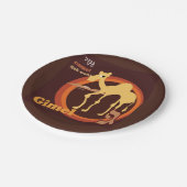 Assiettes En Carton Plaques à papier de partie d'alphabet hébreu (Angle)