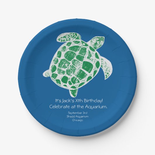 Assiettes En Carton Plaques à papier de partie d'anniversaire de (Devant)