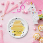 Assiettes En Carton Plaques à papier de partie d'exposition de bébé (Fête)