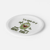 Assiettes En Carton Plaques à papier de partie drôle de conserves au (Angle)