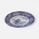 Assiettes En Carton Plaques à papier de pèlerin : Fleur printanière de (Angle)