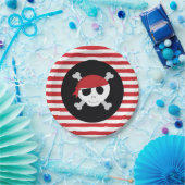 Assiettes En Carton Plaques à papier de pirate (Fête)