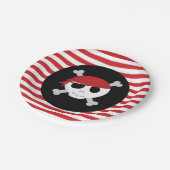 Assiettes En Carton Plaques à papier de pirate (Angle)