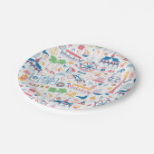 Assiettes En Carton Plaques à papier de port de Newport (Angle)