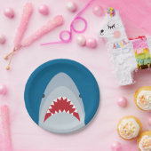 Assiettes En Carton Plaques à papier de requin (Fête)