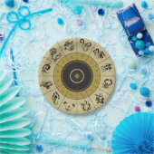 Assiettes En Carton Plaques à papier de roue d'horoscope (Fête)