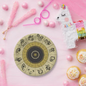 Assiettes En Carton Plaques à papier de roue d'horoscope (Fête)
