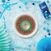 Assiettes En Carton Plaques à papier de roulette (Fête)