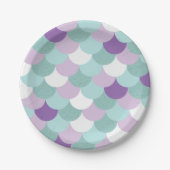 Assiettes En Carton Plaques à papier de sirène (Devant)