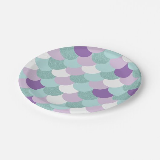 Assiettes En Carton Plaques à papier de sirène (Angle)