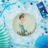 Assiettes En Carton Plaques à papier de sirène (Fête)