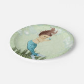 Assiettes En Carton Plaques à papier de sirène (Angle)