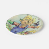 Assiettes En Carton Plaques à papier d'épouvantail mignon (Angle)