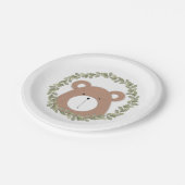 Assiettes En Carton Plaques à papier d'ours (Angle)