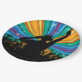 Assiettes En Carton Plaques à papier du DJ de musique (Angle)