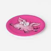 Assiettes En Carton Plaques à papier faites sur commande 7 de porc de (Angle)
