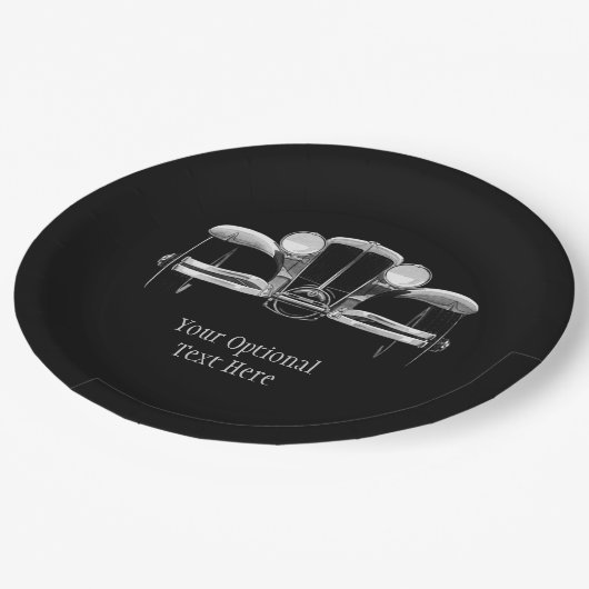 Assiettes En Carton Plaques à papier faites sur commande de voiture (Angle)