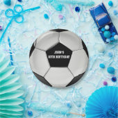 Assiettes En Carton Plaques à papier faites sur commande du football (Fête)